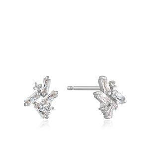 Ania Haie Silver Cluster Stud Earrings